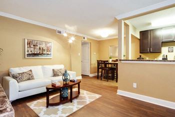 Crown Molding in Living Area
